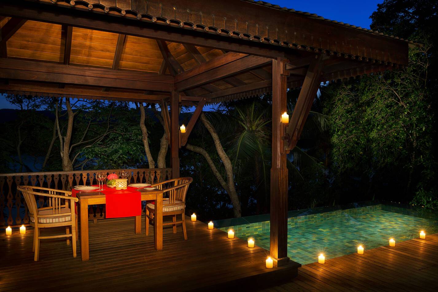 Enchanted Island Seychelles diner prive