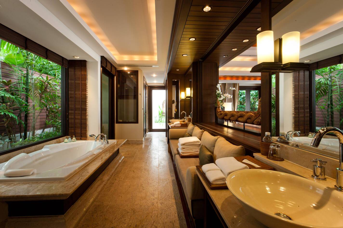 Trisara Thailande view villa salle de bain thailande