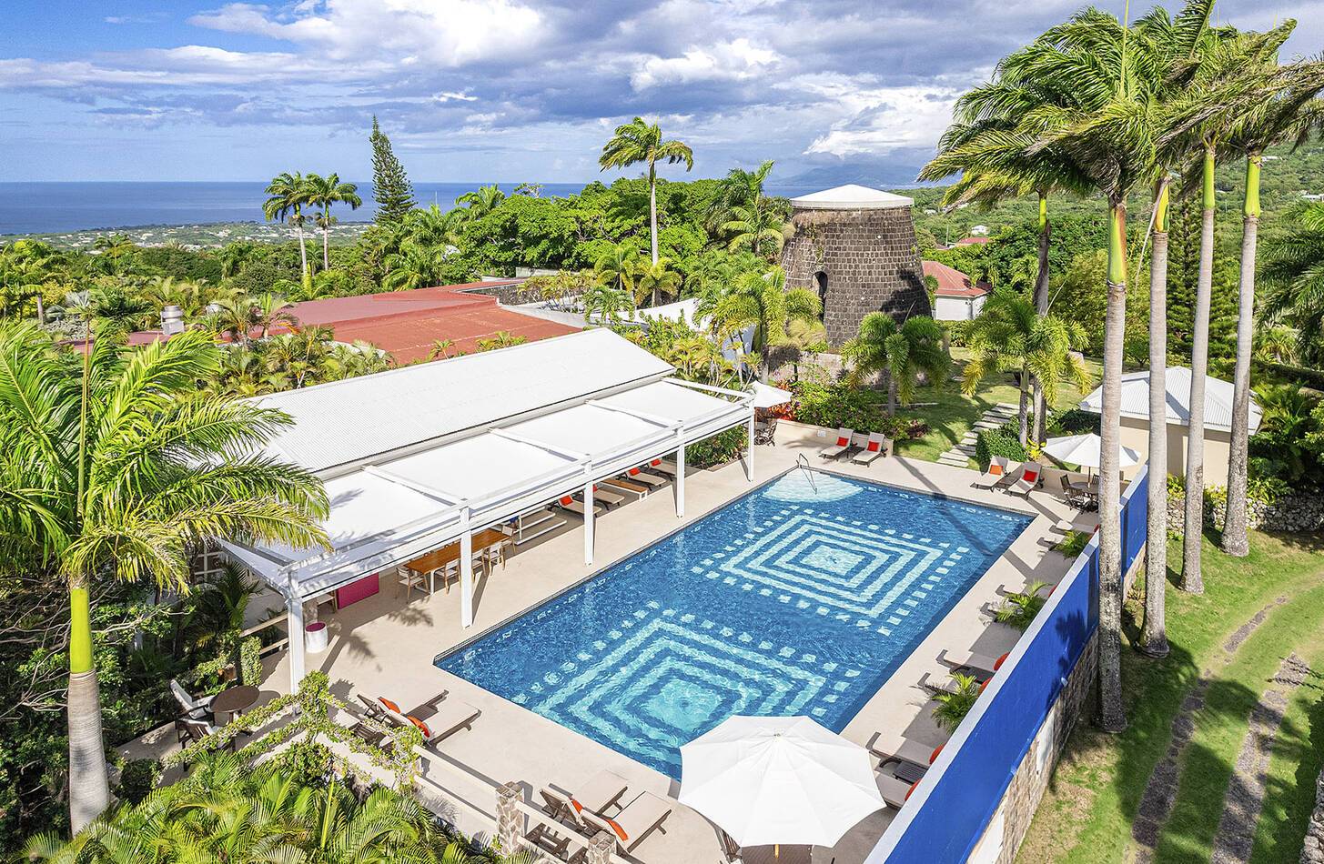 Montpelier Nevis Aerial Pool