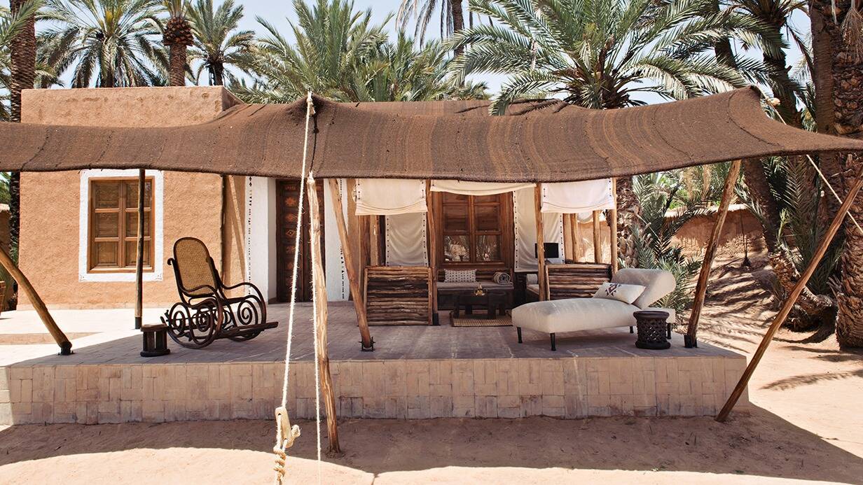 Maison Oasis Tighmert Sud Maroc Terrasse