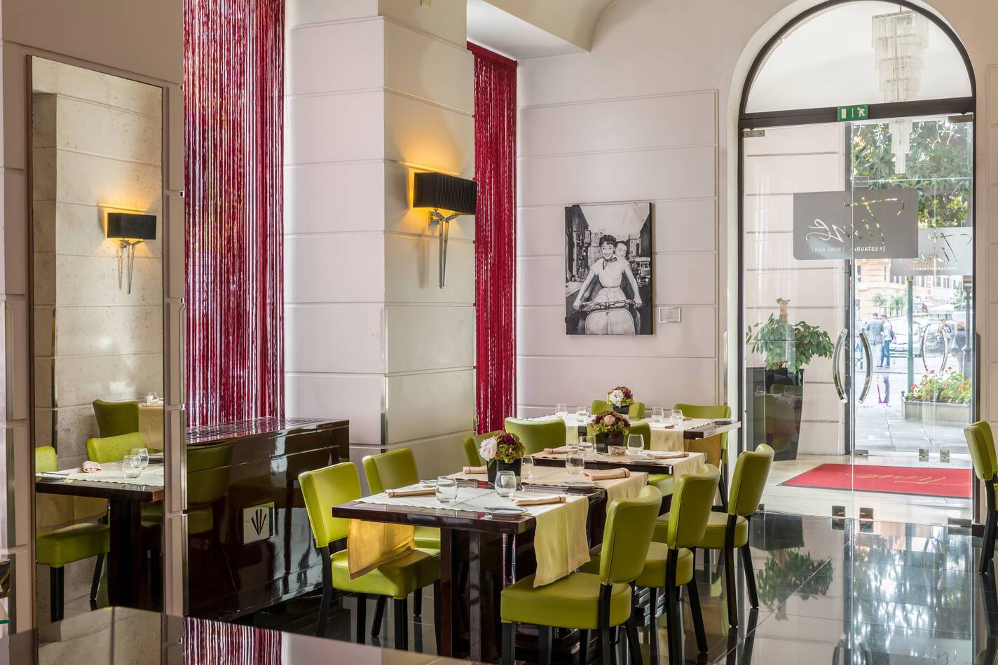 Grand Hotel Via Veneto Rome Italie Restaurant Time