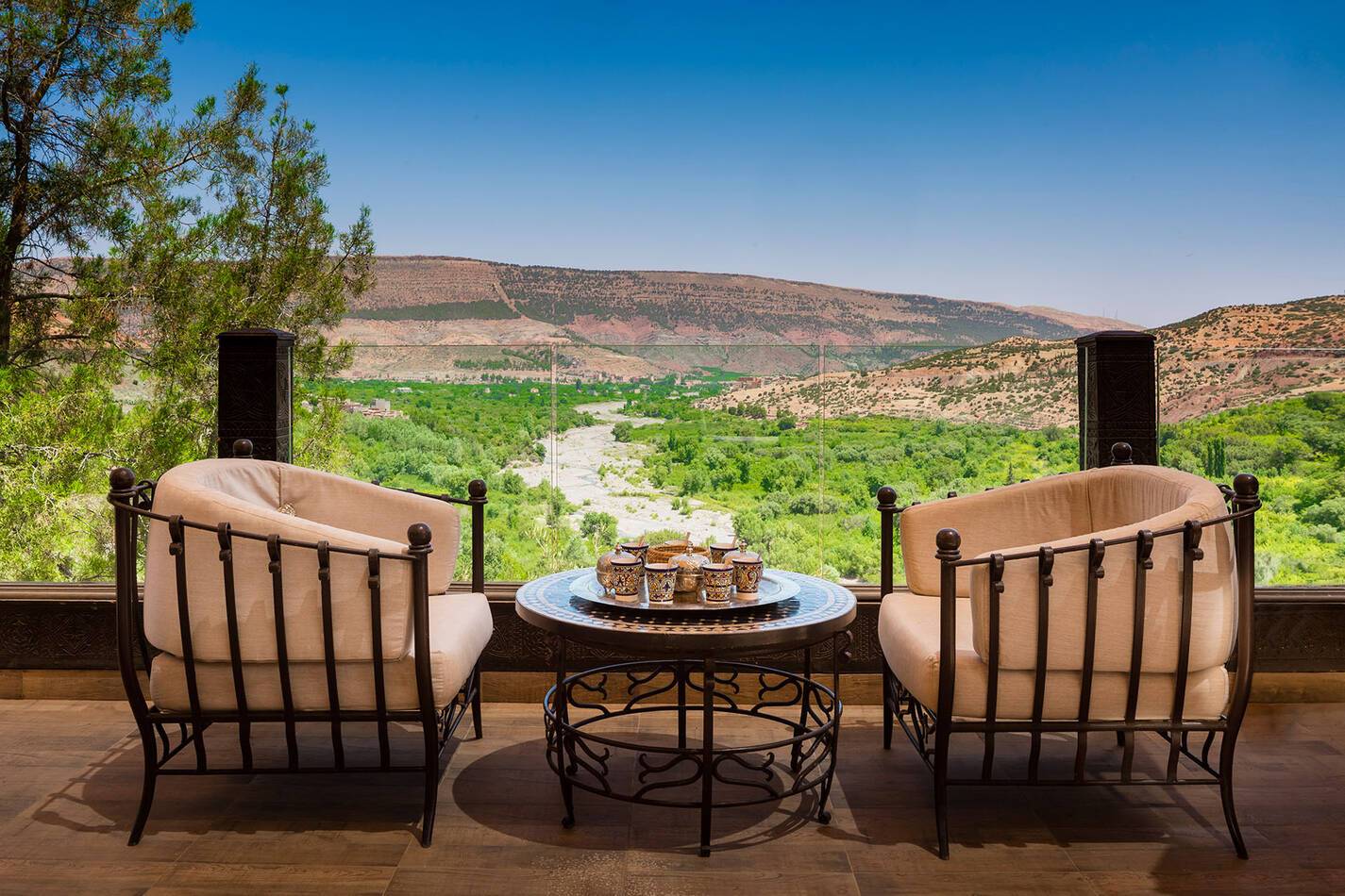 Kasbah Tamadot Maroc Lounge Terrasse