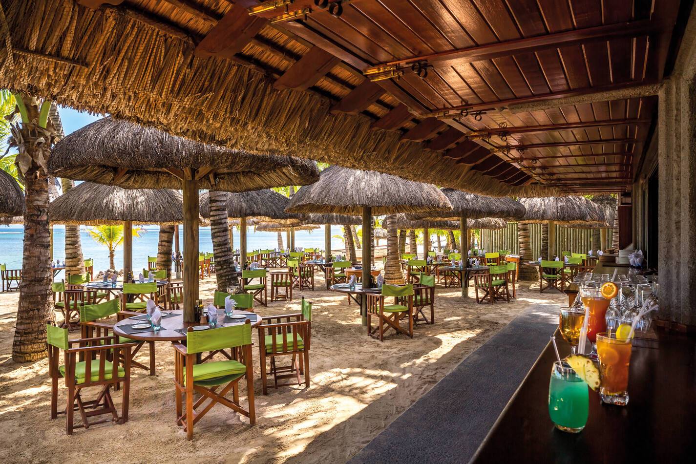 Dinarobin Beachcomber Restaurant La Plage Maurice New Mauritius Hotels