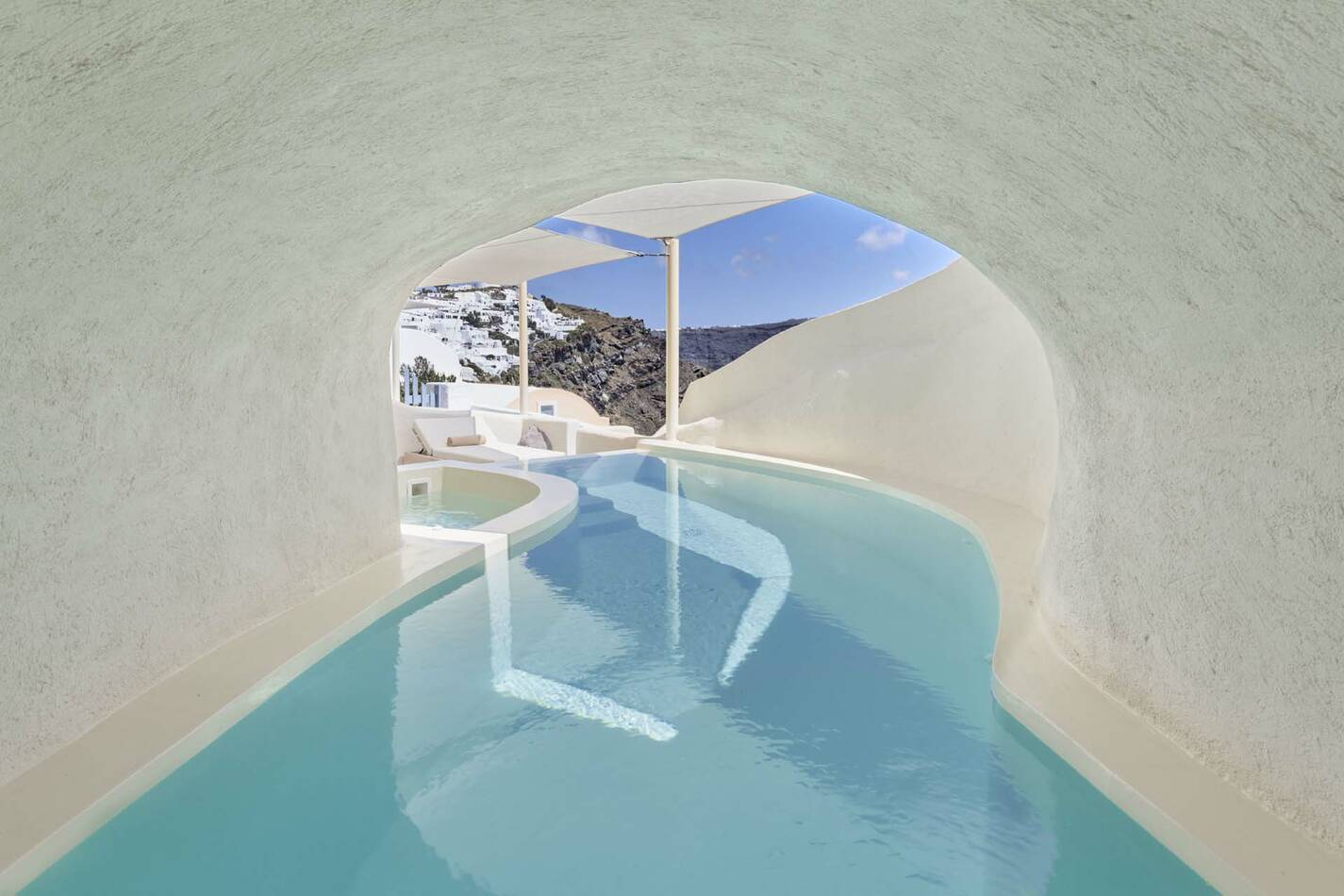 Mystique Santorin Villa Cave Pool