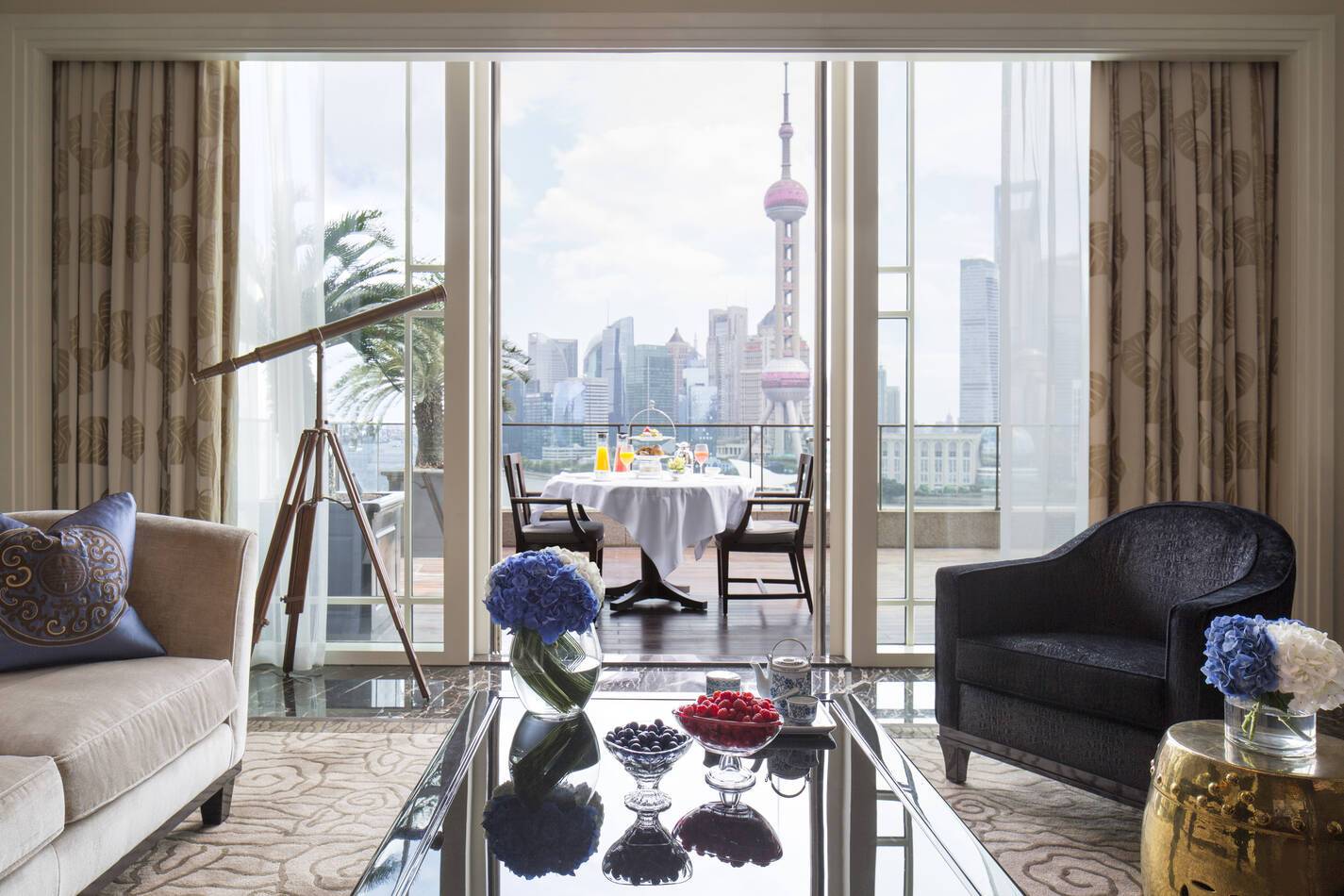 Peninsula Shanghai Astor Suite Living Room