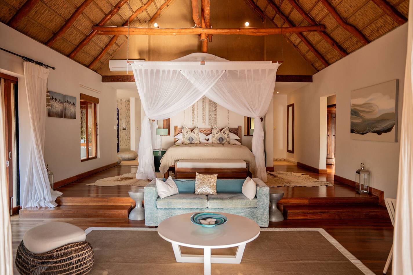 Azura Retreats Benguerra Presidential Villa Master bedroom interiors