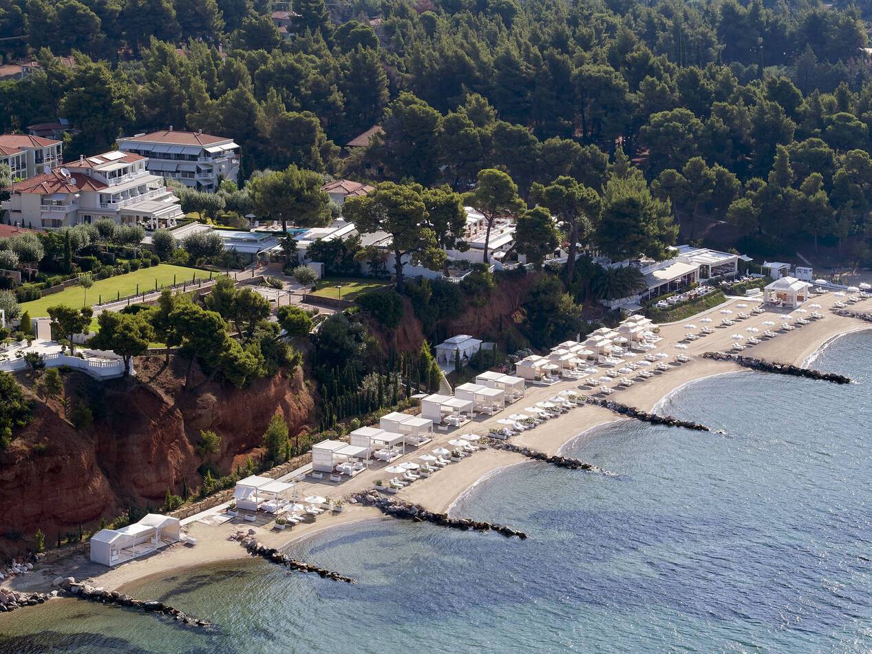 The Danai Halkidiki Grece Aerial Beach