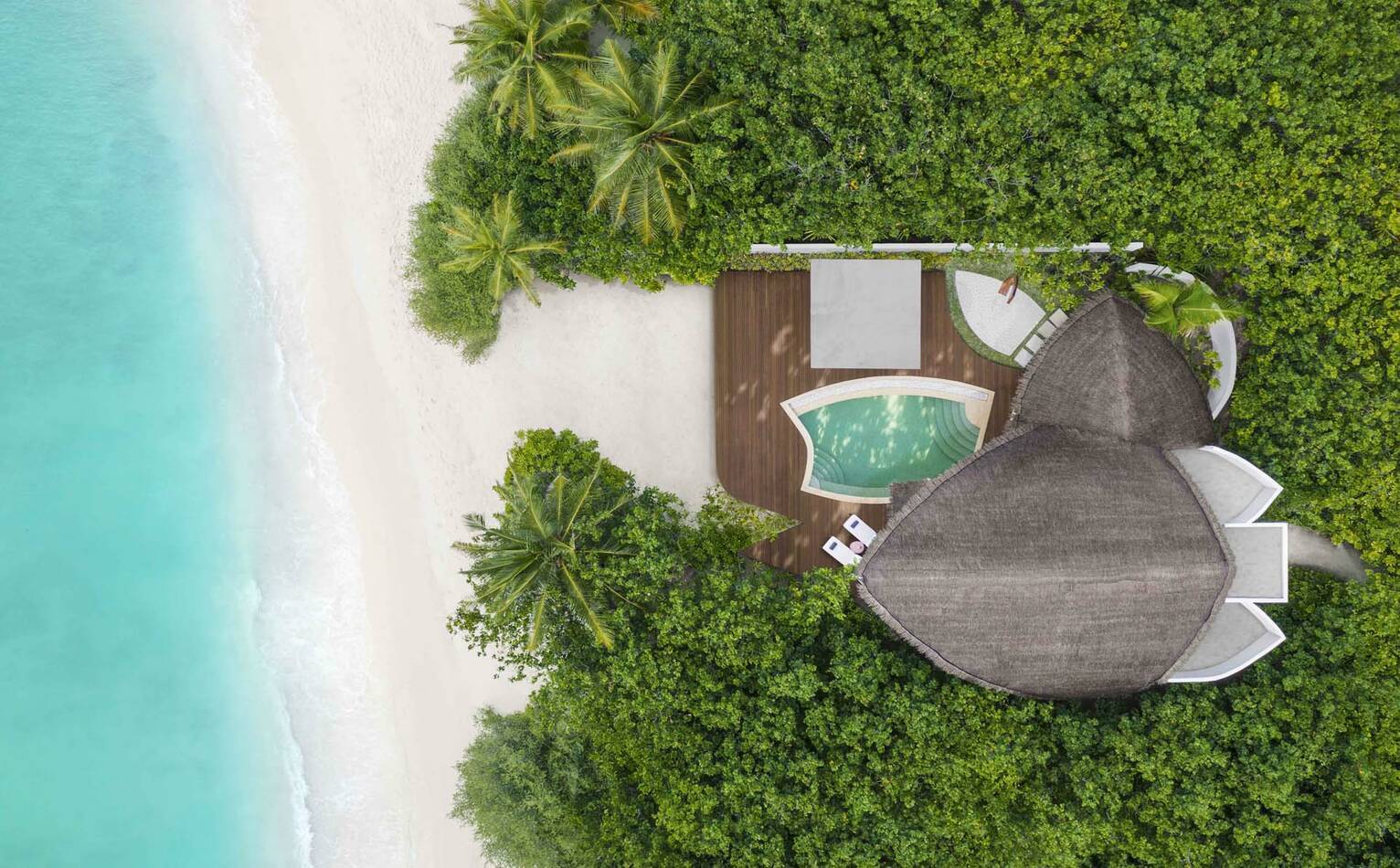 JW Marriott Maldives beach pool villa