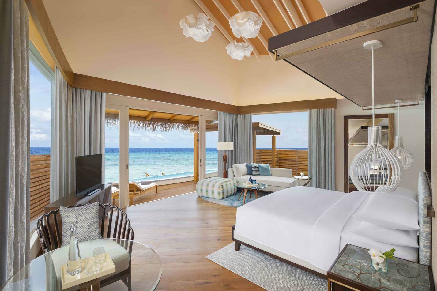 JW Marriott Maldives bedroom