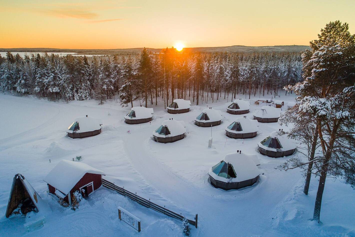 Apukka Resort Rovaniemi Finlande Aurora Cabins