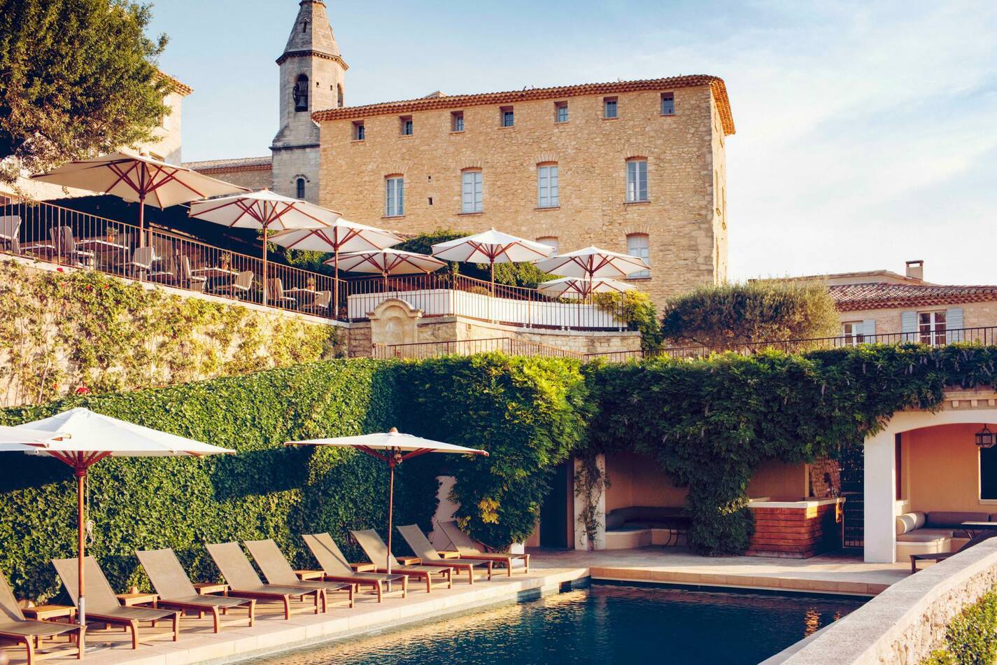 Hotel crillon le brave piscine Provence Maisons Pariente