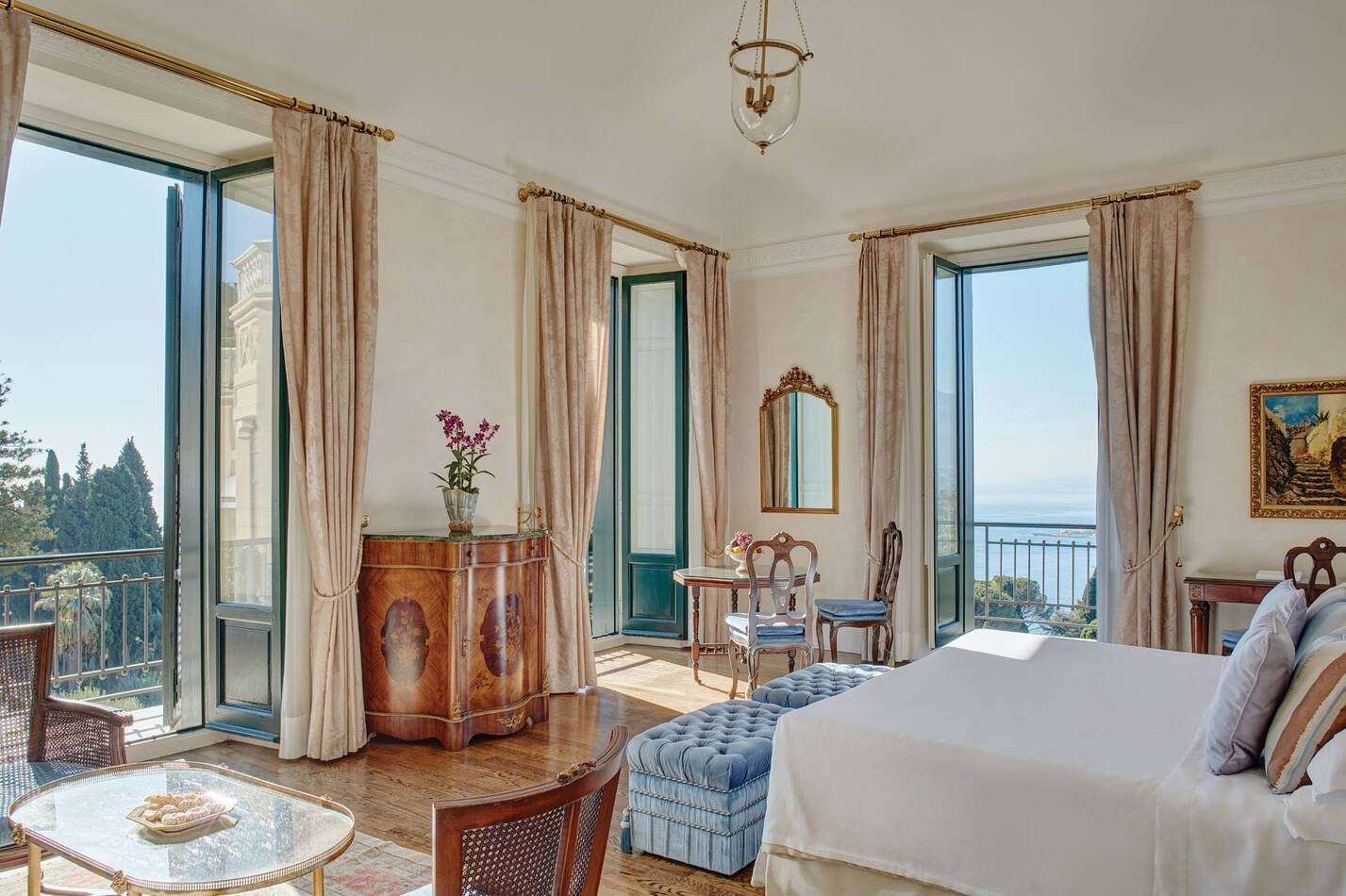 Grand Hotel Timeo Taormine Sicile Chambre vue