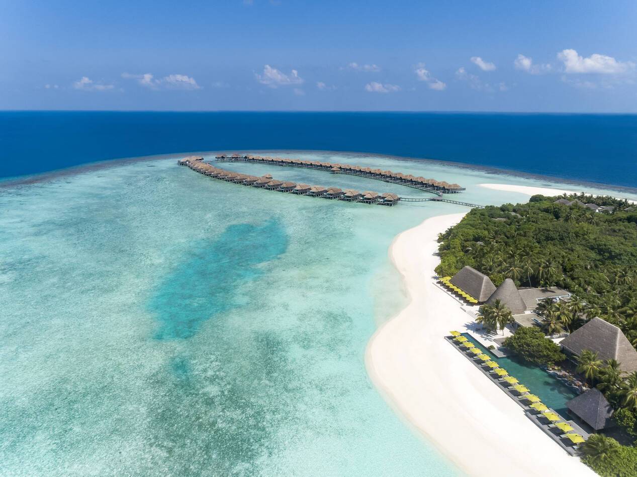Anantara Kihavah Resort Maldives Vue Manzaru Plage