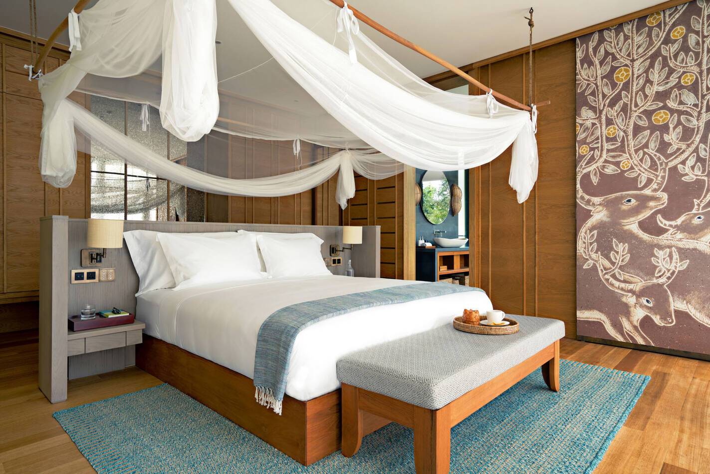 Six Senses Krabey Island Cambodge Ocean Pool Villa Suite bedroom