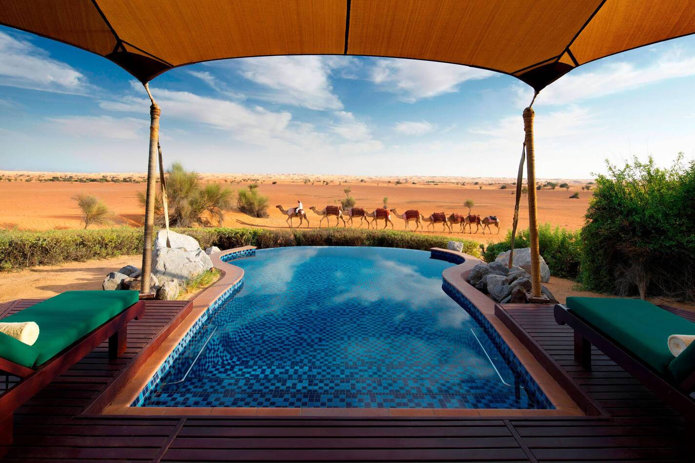 Al Maha Dubai bedouin suite piscine