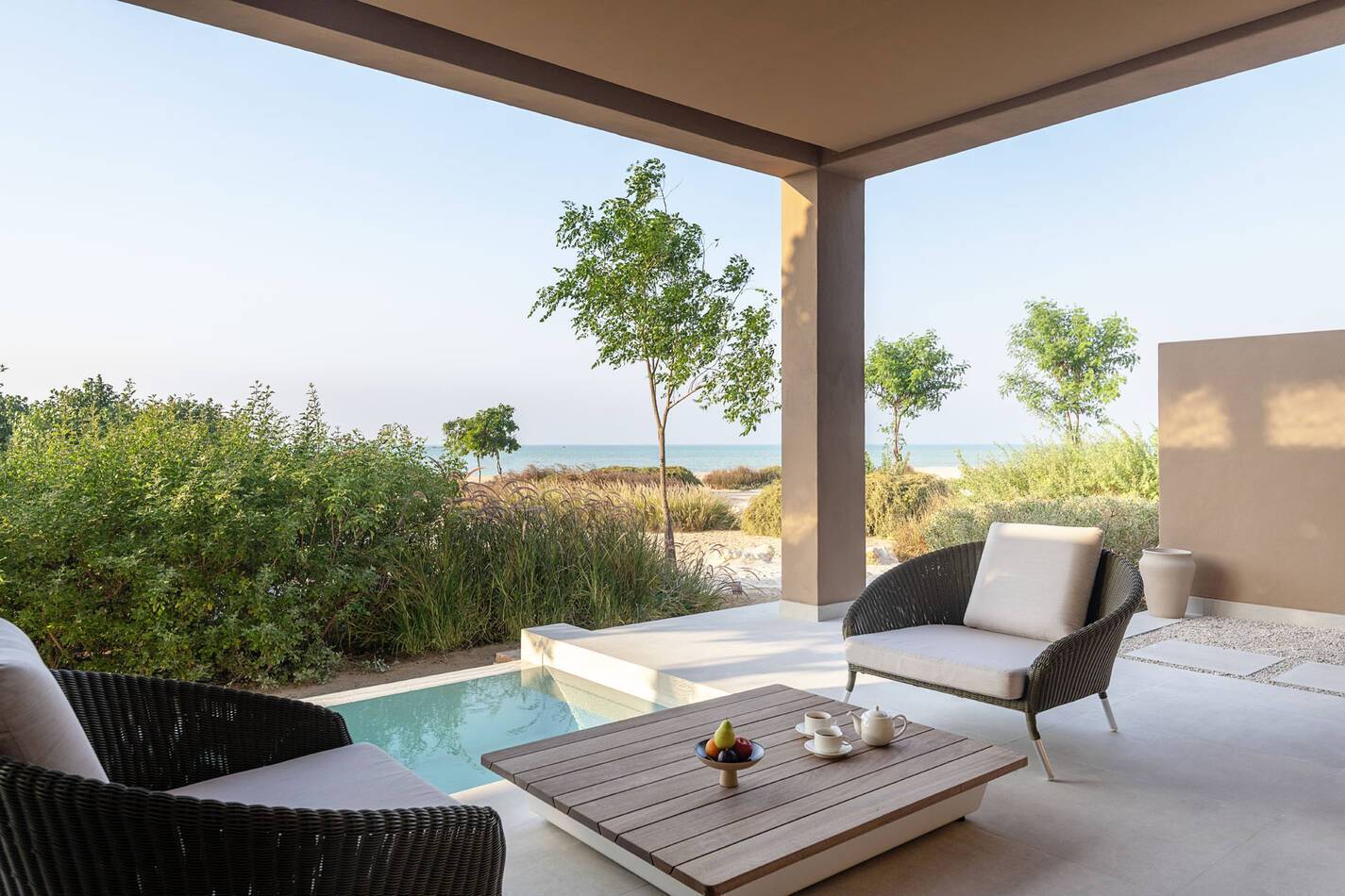 Zulal Wellness Resort Qatar Serenity Junior Suite Balcony