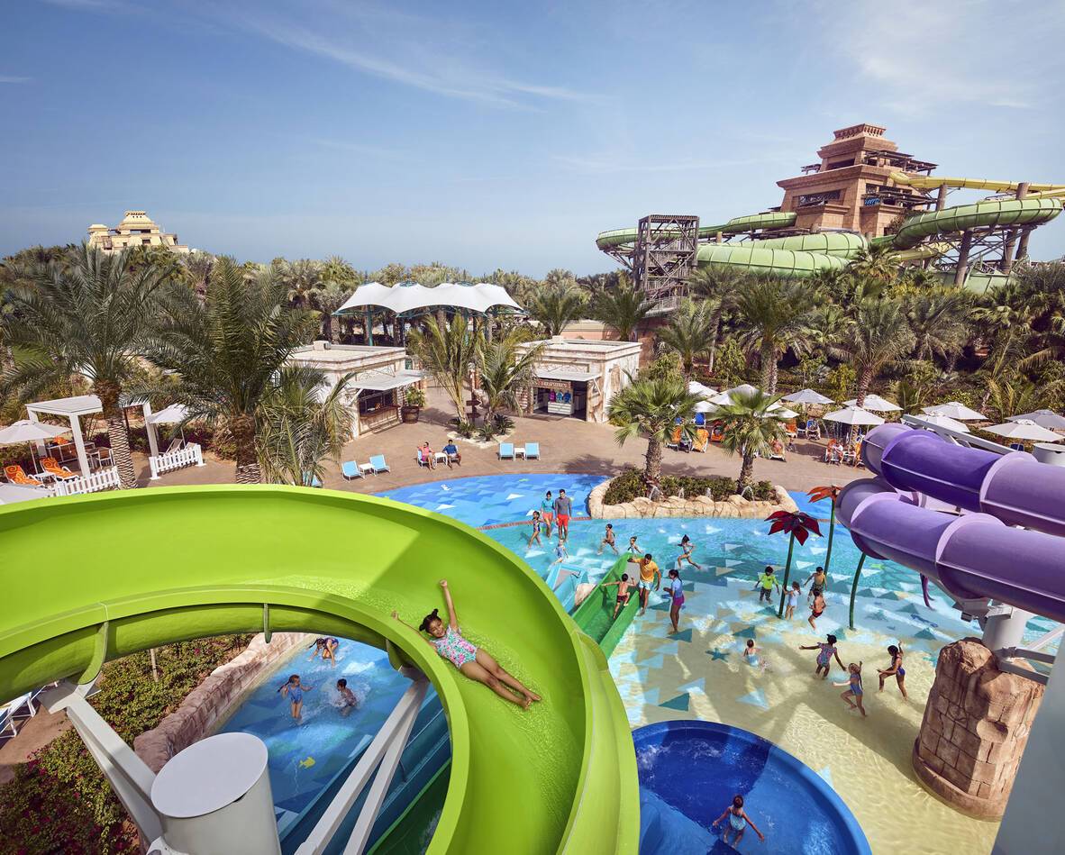 Atlantis Hotel Dubai Aquaventure Waterpark splasherscove