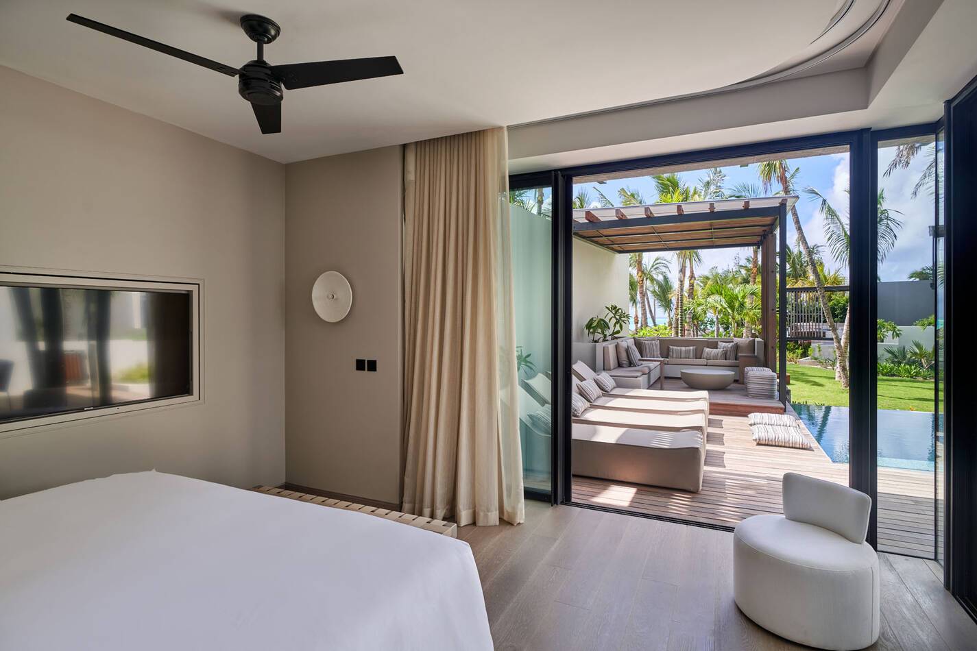 LUX Grand Baie Maurice Villa Chambre