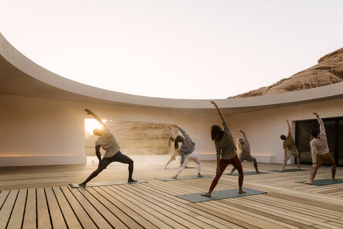 Habitas AlUla Arabie Saoudite Yoga