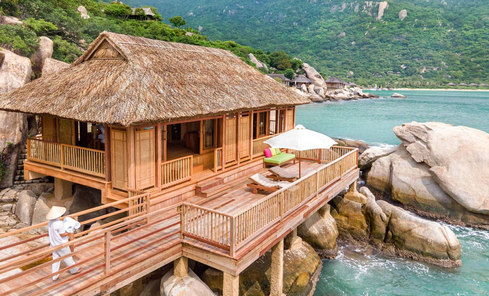 Six Senses Ninh Van Bay Vietnam Terrasse