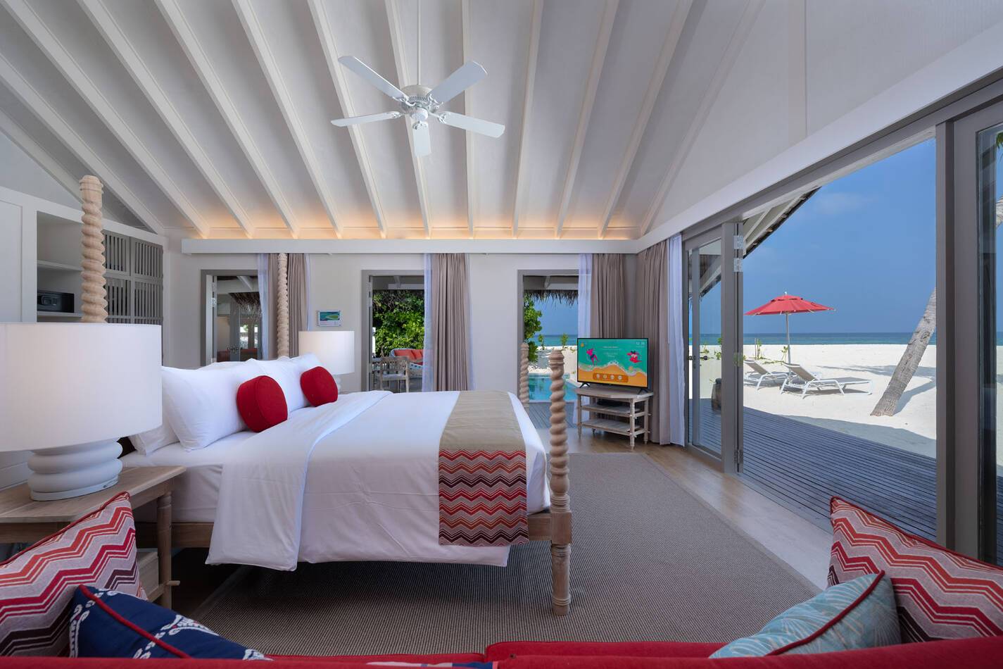Cora Cora Maldives Beach Pool Suites Bedroom