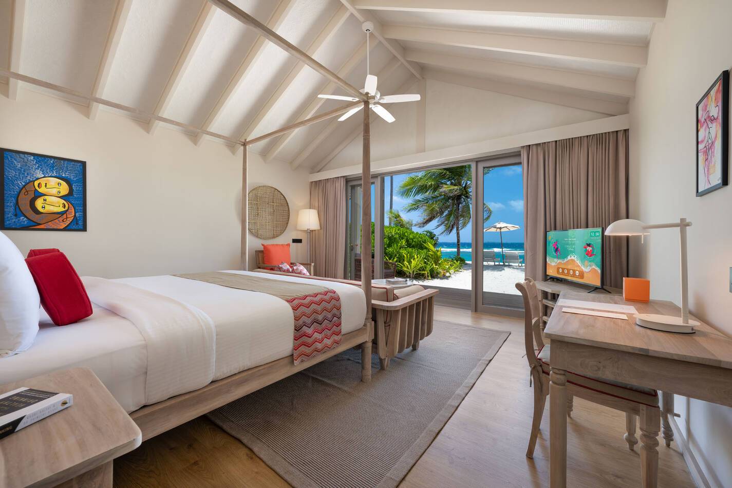 Cora Cora Maldives Beach Villa Bedroom