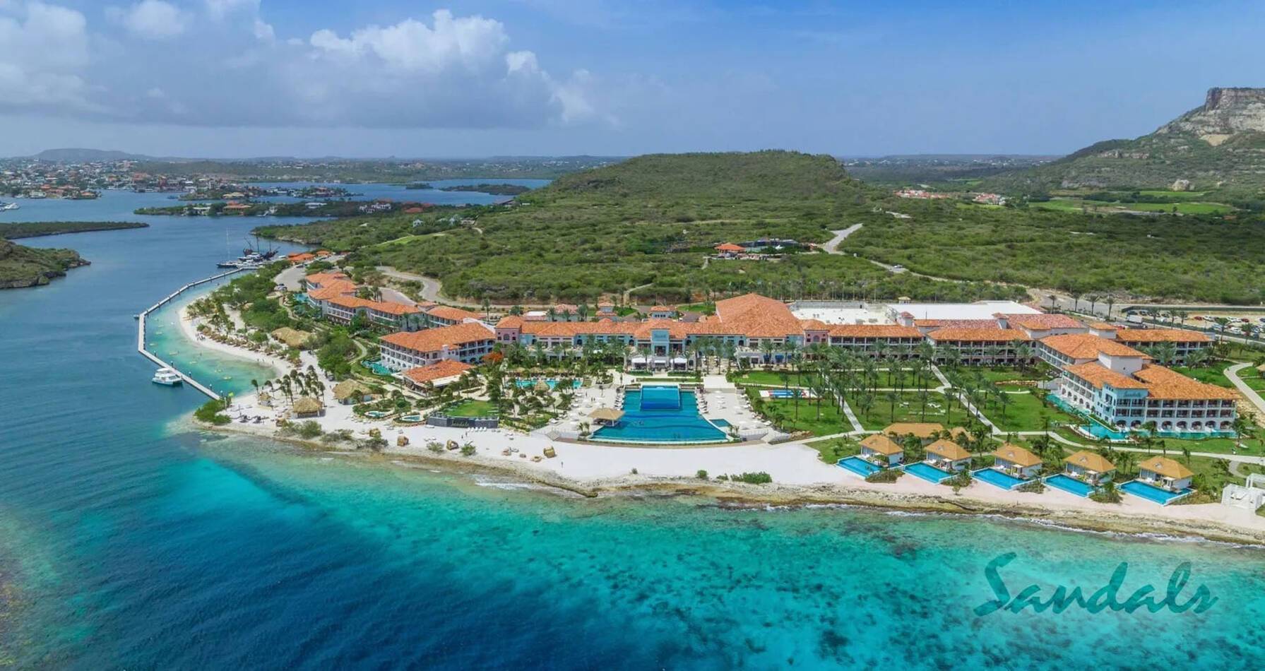 Sandals Curacao Private Beach View