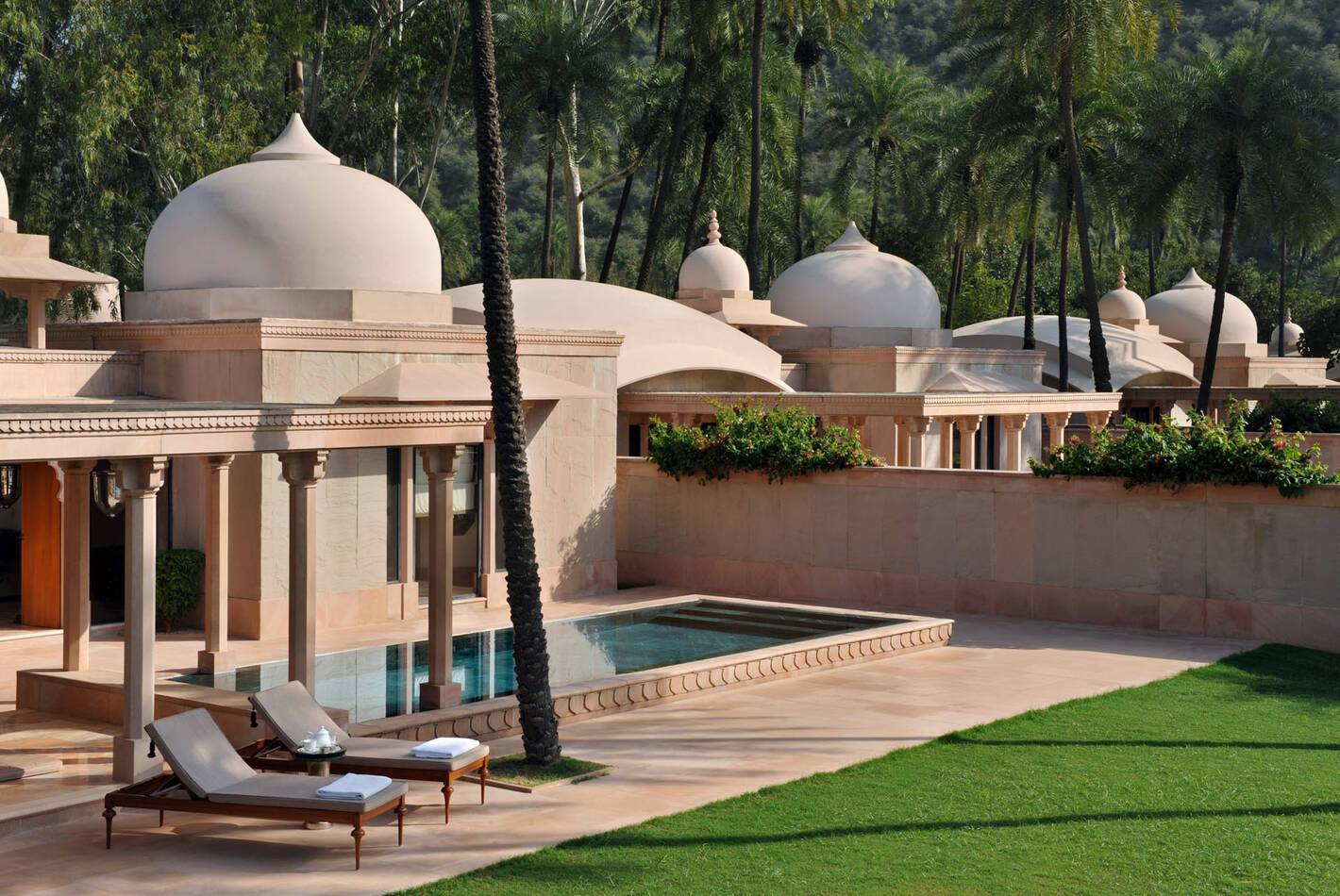 Amanbagh Inde Swimming Pool Pavilion Terrace