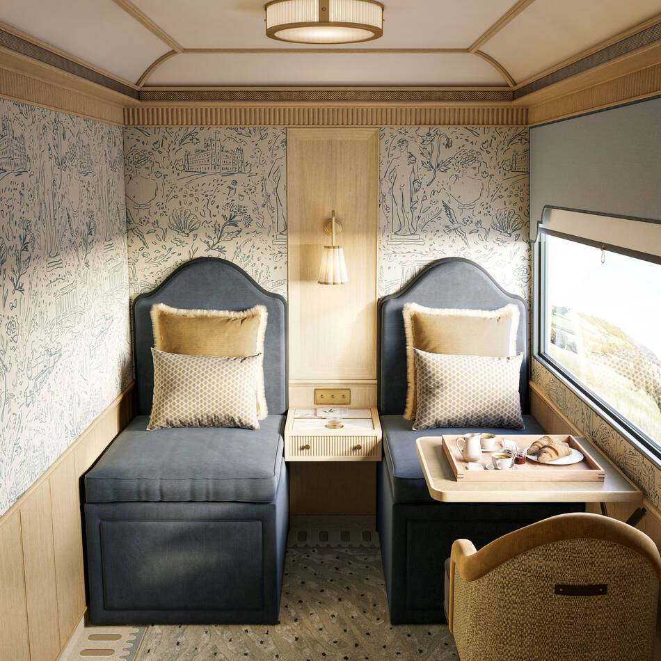 Britannic Explorer Belmond train Suite Twin