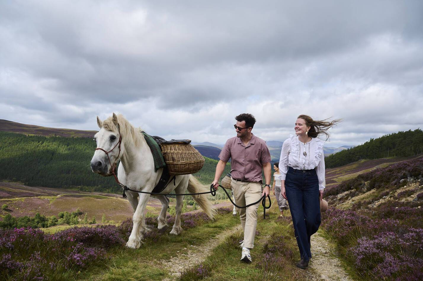 The Fife Arms Hotel Braemar Ecosse Pique nique poney