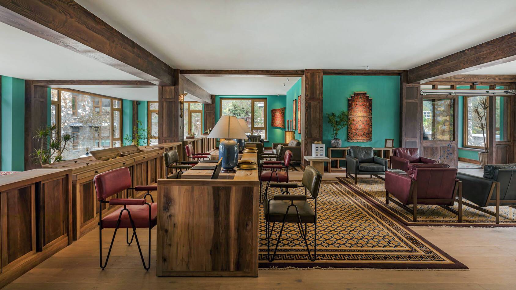Tibet Songtsam Linka Retreat Lake Basong Tso Lobby