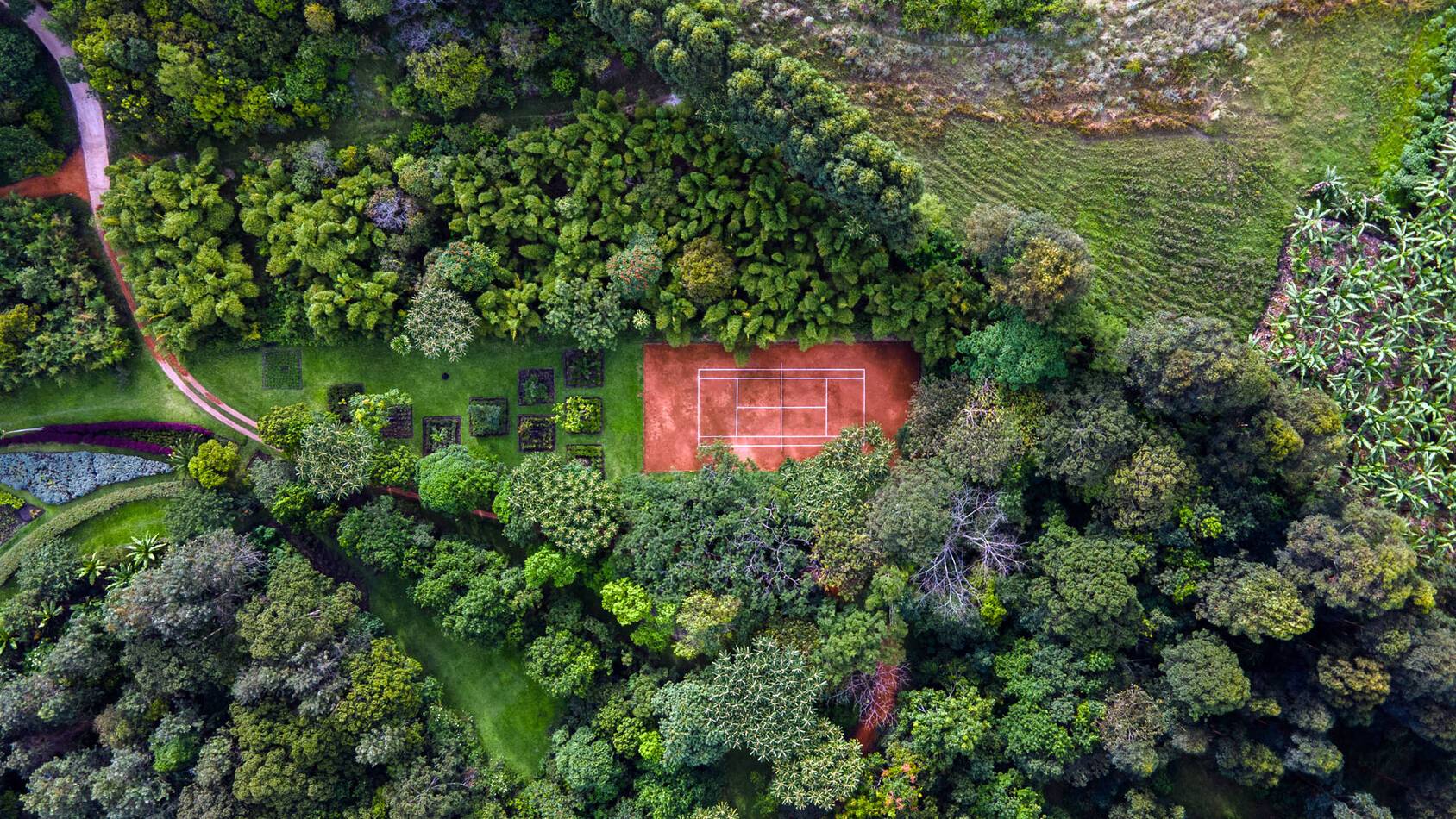 Kyaninga Lodge Ouganda robert michael poole Tennis