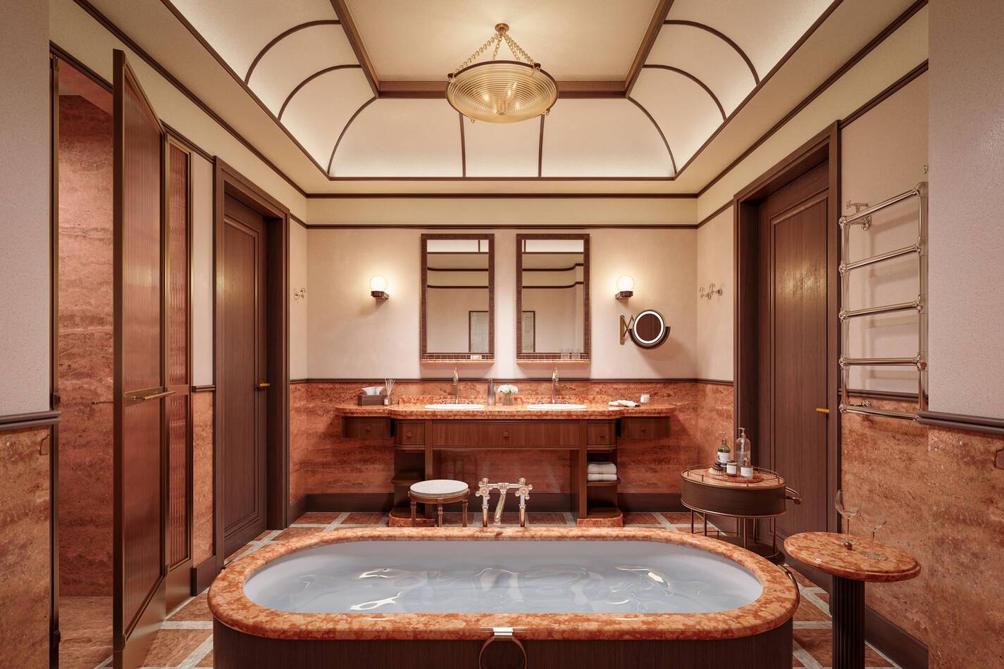 Hotel La Minerva Orient Express Rome Suite Salle Bains
