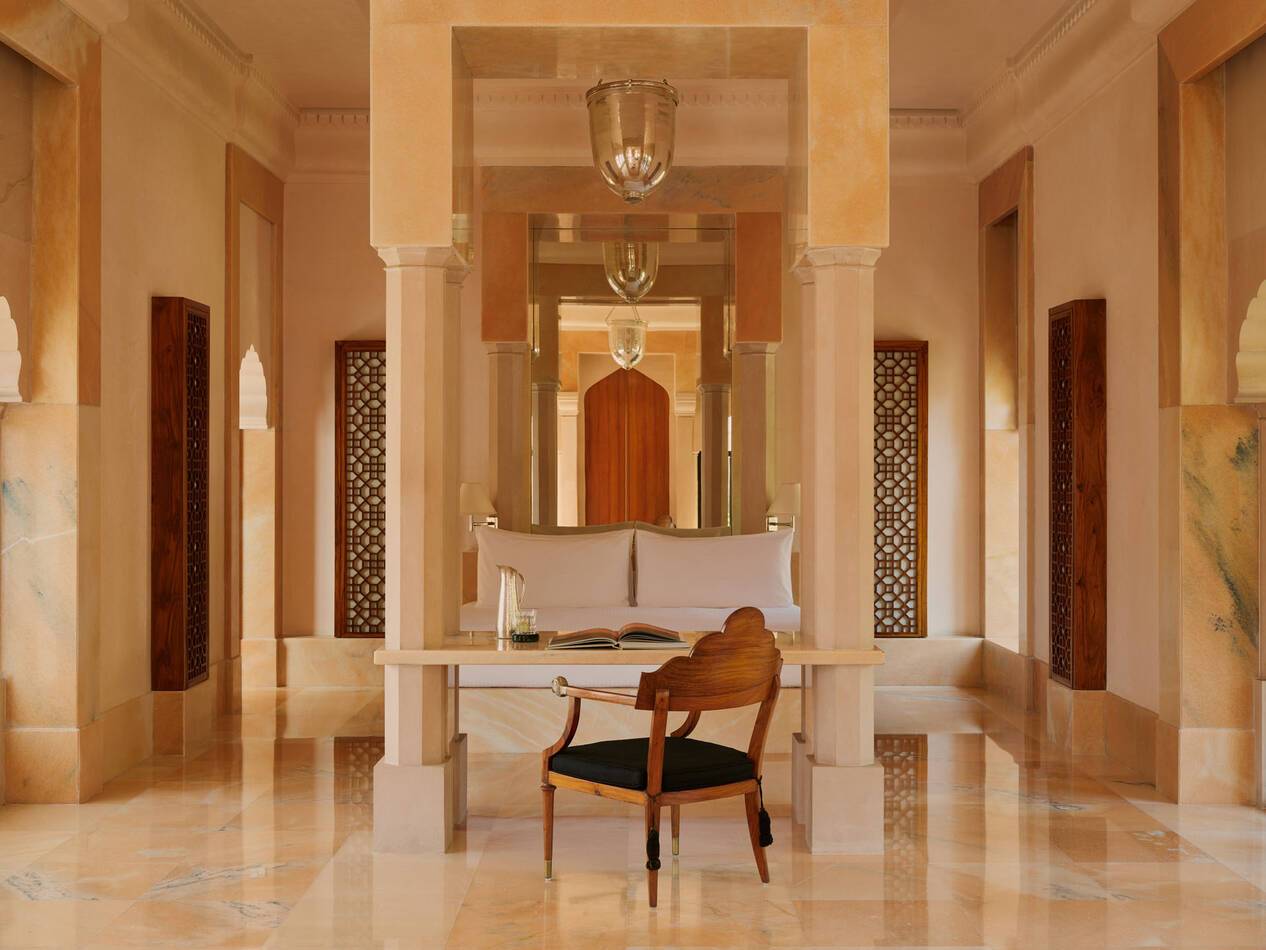 Amanbagh Inde Accommodation Terrace Haveli Suite Bedroom
