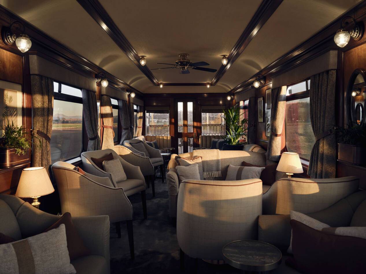 Train Royal Scotsman Ecosse Salon LUDOVIC BALAY