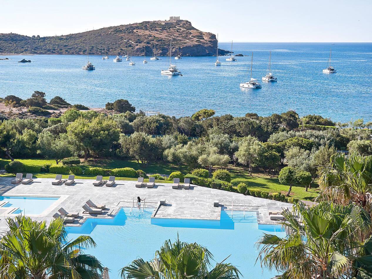 Cape Sounio Riviera Athenes Grece Piscine