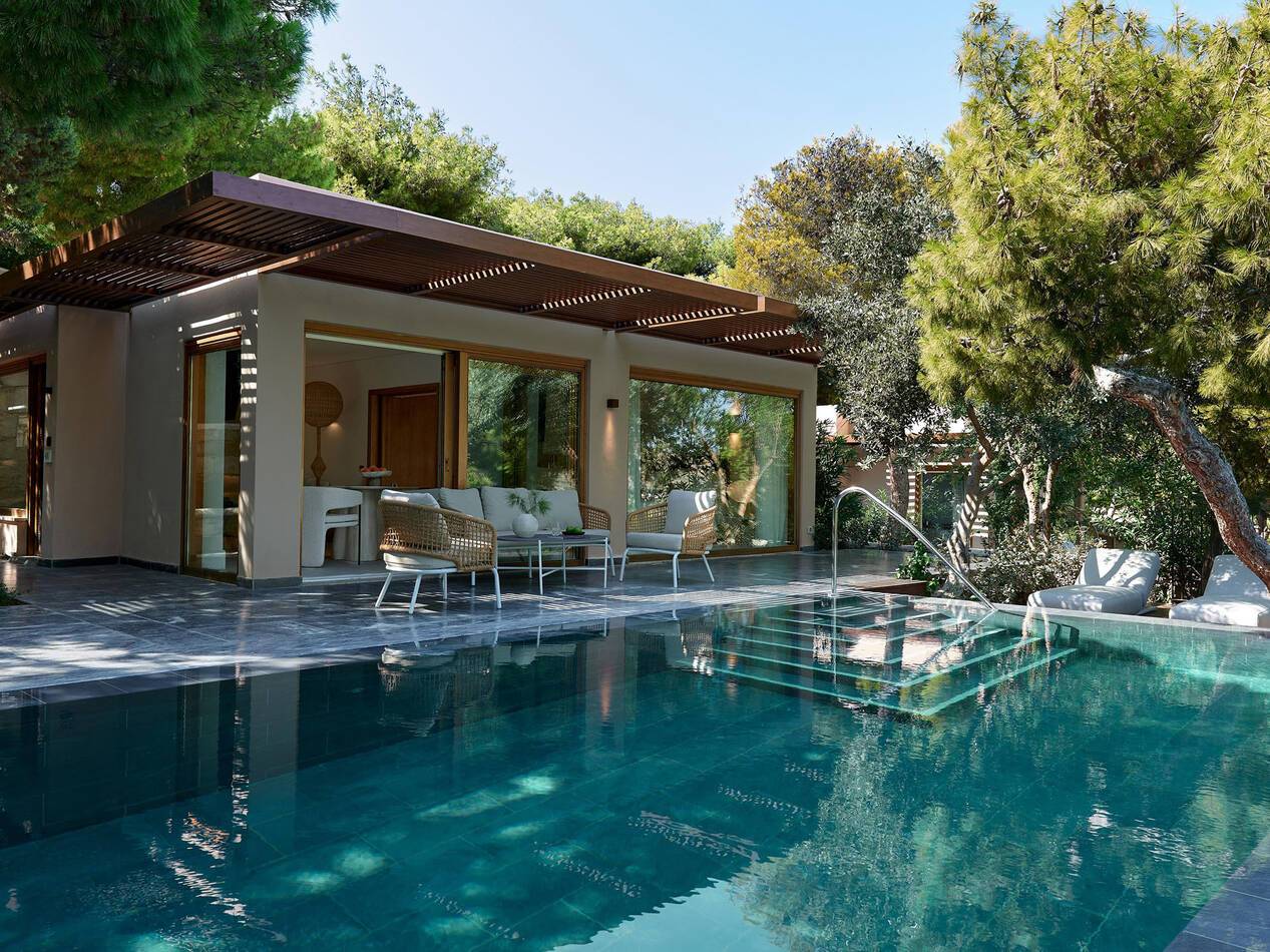 Cape Sounio Riviera Athenes Grece room 1 bedroom infinity villa