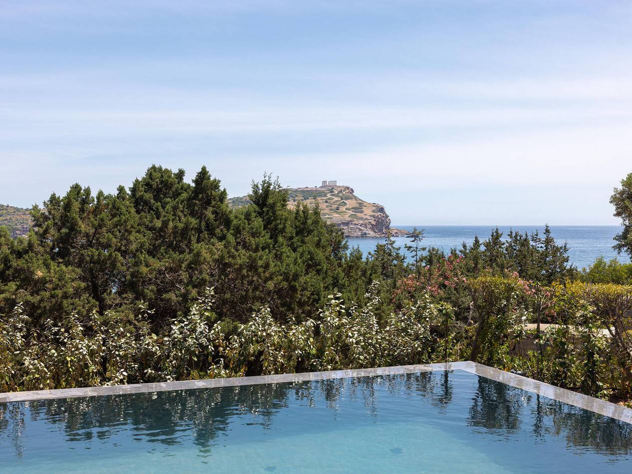 Cape Sounio Riviera Athenes Grece room dream villa
