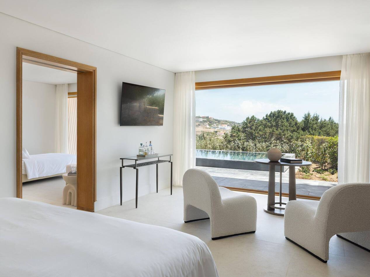 Cape Sounio Riviera Athenes Grece room temple villa