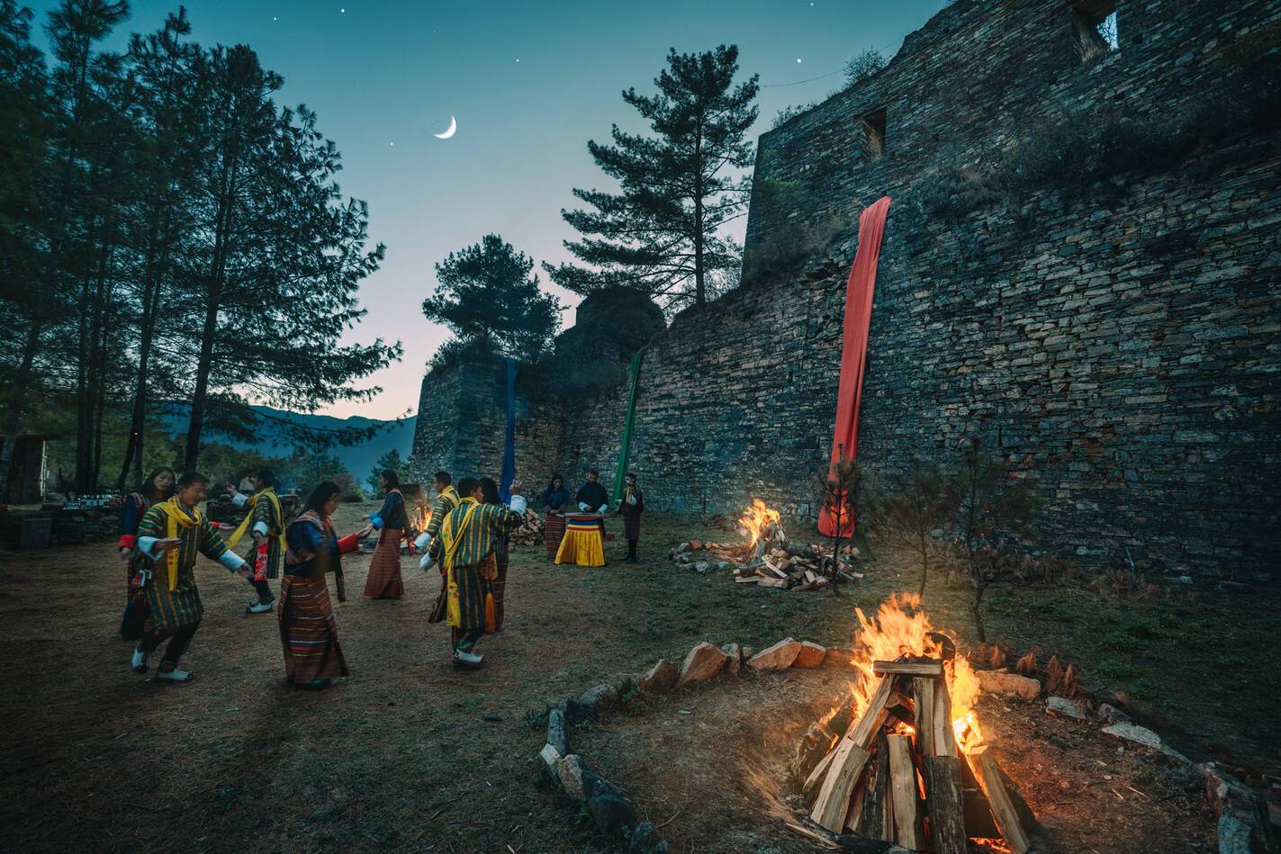 Six Senses Paro Bhoutan Dance wide