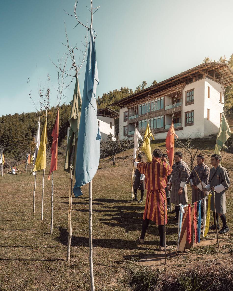 Six Senses Thimphu Bhoutan Archery
