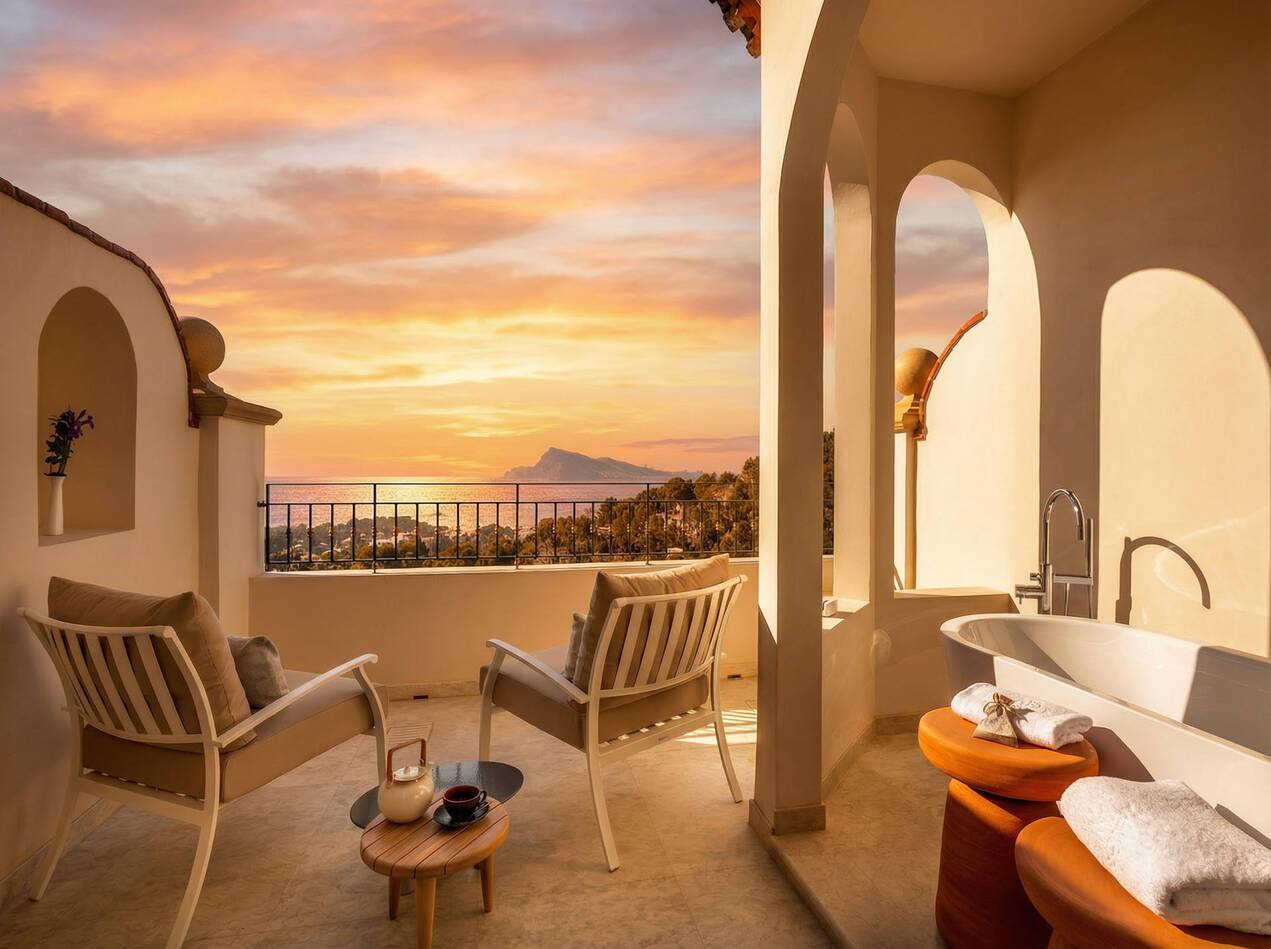 ZEM Wellness Clinic Altea Alicante Premium Room balcony