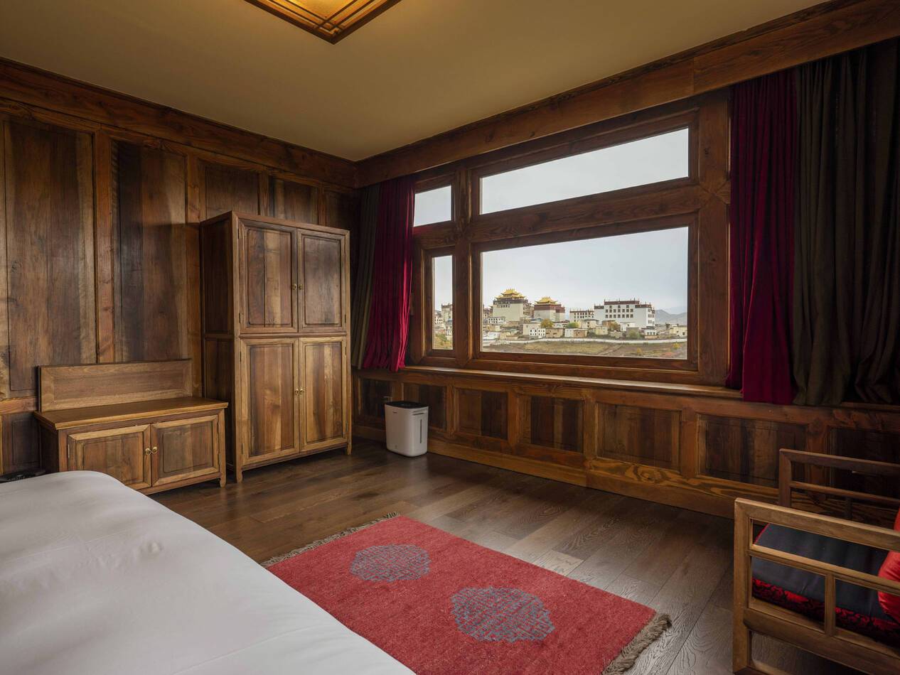Yunnan Chine Songtsam Linka Retreat Shangri La Chambre Vue