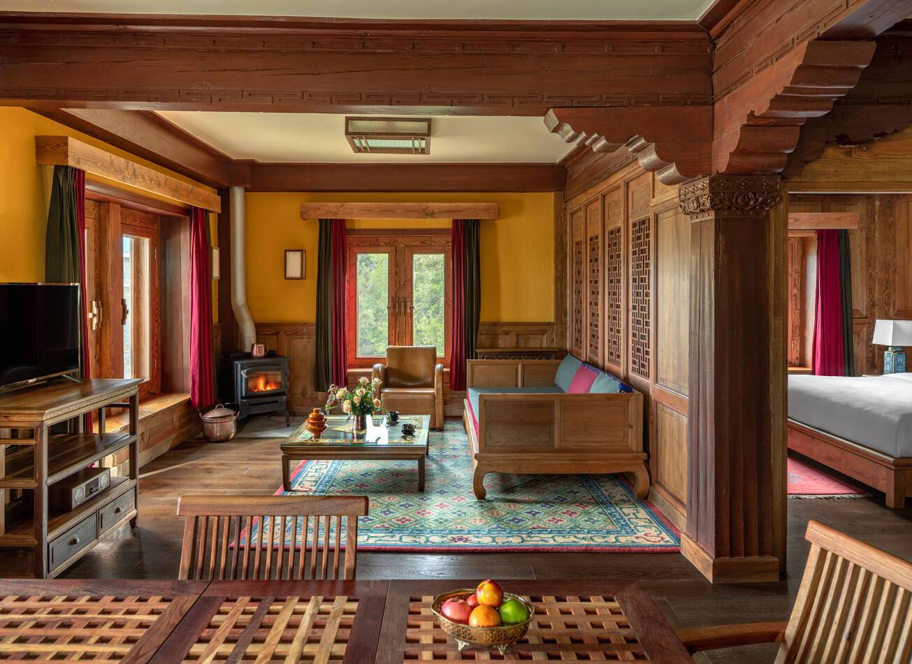 Yunnan Chine Songtsam Linka Retreat Shangri La Chambre