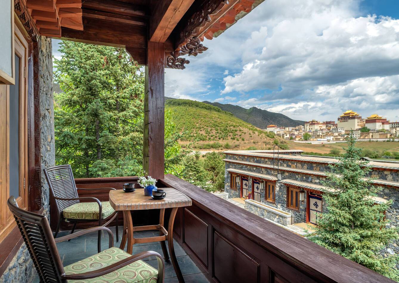 Yunnan Chine Songtsam Linka Retreat Shangri La Vue