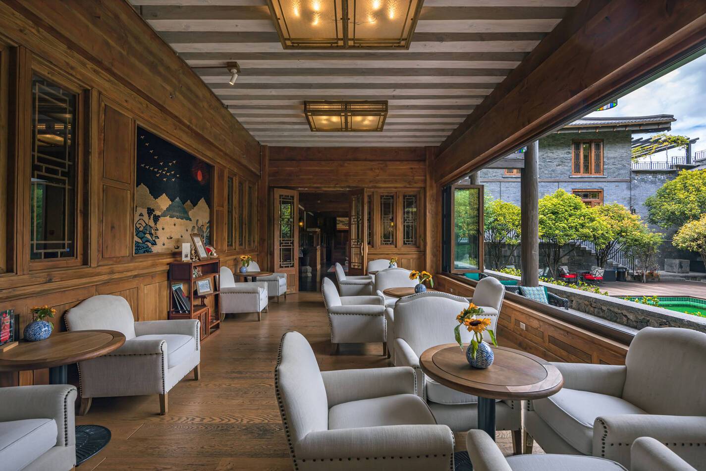 Yunnan Chine Songtsam Lodge Lijiang Lobby
