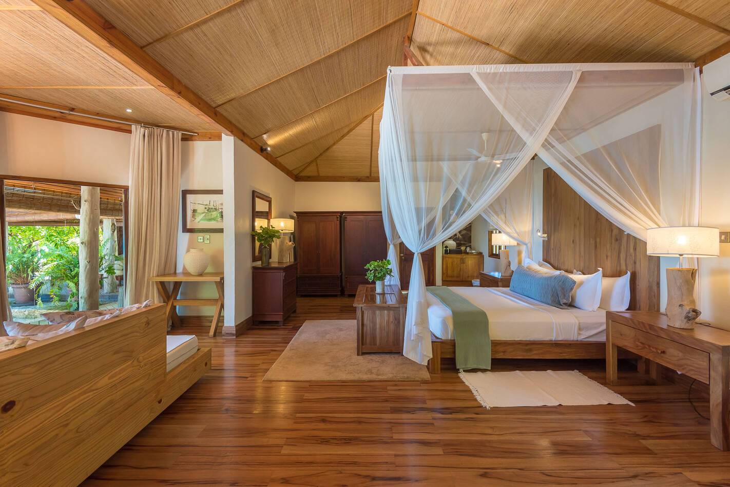 Denis Private Island Seychelles Beach Villa Bedroom