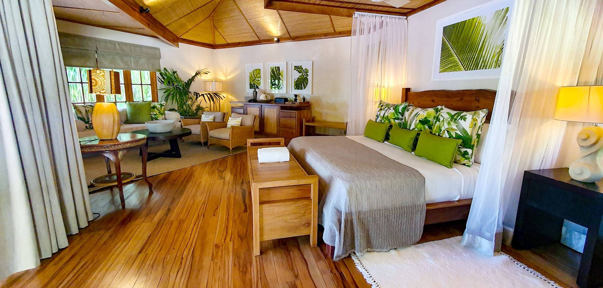 Denis Private Island Seychelles Bedroom Deluxe Beachfront Spa Cottage