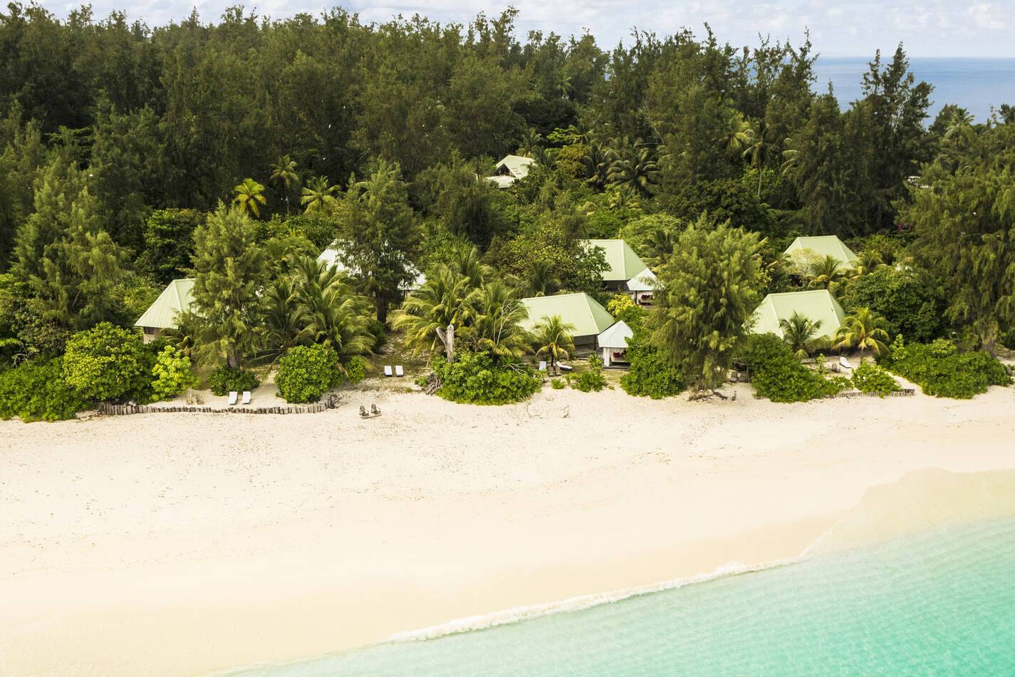 Denis Private Island Seychelles Exterior of Cottages