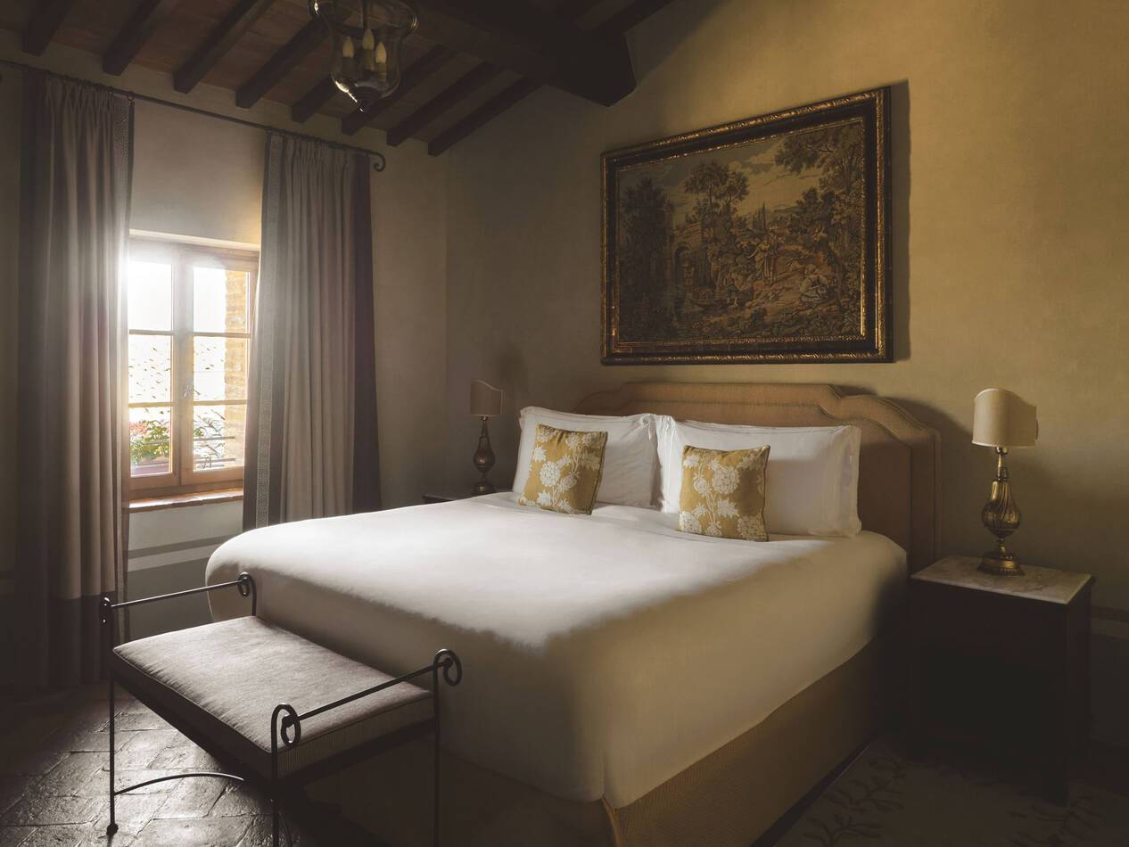 Castello di Casole Belmond Toscane Chambre